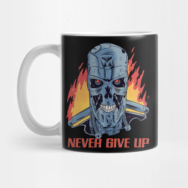 Never Give Up by NeonRobotGraphics